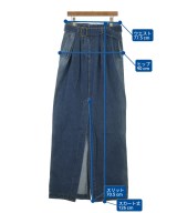 DRIES VAN NOTEN（ドリスヴァンノッテン）ロング・マキシ丈スカート 紺 サイズ:34(XXS位) レディース/2200599869103