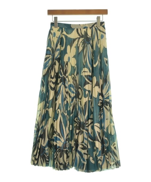 DRIES VAN NOTEN(ドリスヴァンノッテン)ロング・マキシ丈スカート 緑 サイズ:34(XXS位)/2200603274039