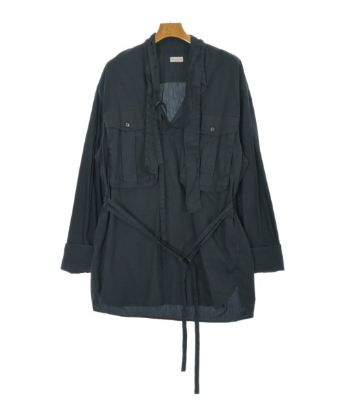 DRIES VAN NOTEN(ドリスヴァンノッテン)カジュアルシャツ 紺 サイズ:S/2200700658350