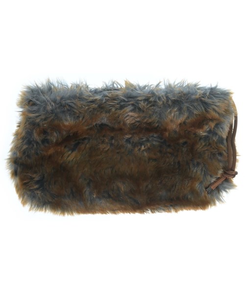 DRIES VAN NOTEN(ドリスヴァンノッテン)クラッチバッグ 茶 サイズ:-/2200659623102