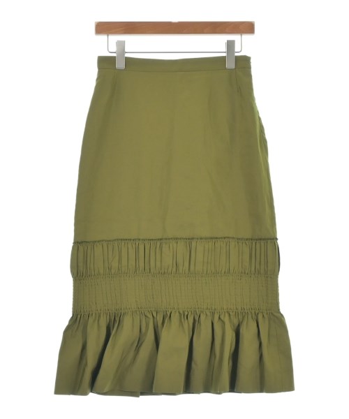 DRIES VAN NOTEN(ドリスヴァンノッテン)ロング・マキシ丈スカート カーキ サイズ:34(XXS位)/2200653398044