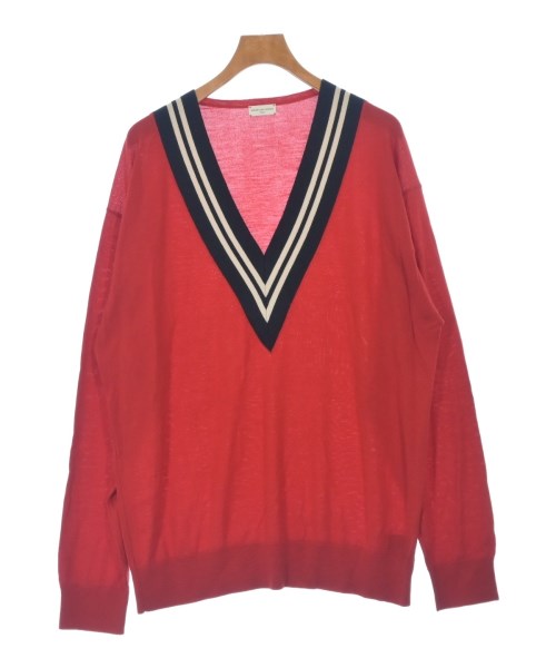 DRIES VAN NOTEN(ドリスヴァンノッテン)ニット・セーター 赤 サイズ:L/2200702518065