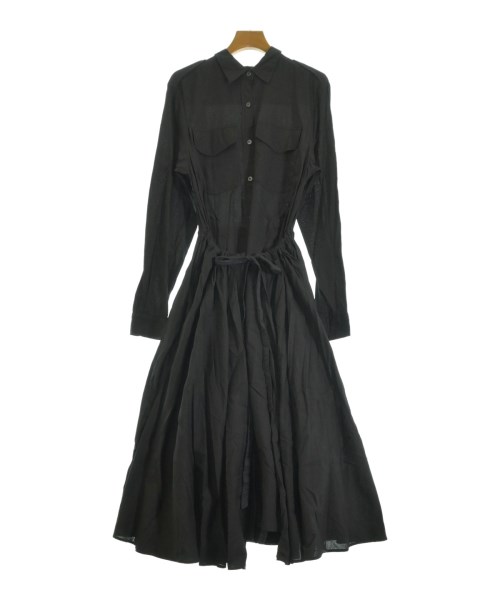 DRIES VAN NOTEN(ドリスヴァンノッテン)シャツワンピース 黒 サイズ:42(M位)/2200664884017