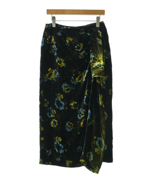 DRIES VAN NOTEN(ドリスヴァンノッテン)ロング・マキシ丈スカート 茶 サイズ:38(S位)/2200670792030