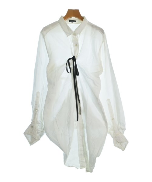 ANN DEMEULEMEESTER(アンドゥムルメステール)カジュアルシャツ 白 サイズ:36(XS位)/2200627494239