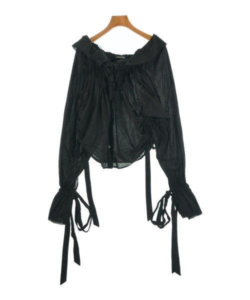 ANN DEMEULEMEESTER(アンドゥムルメステール)ブラウス 黒 サイズ:36(XS位)/2200702471025
