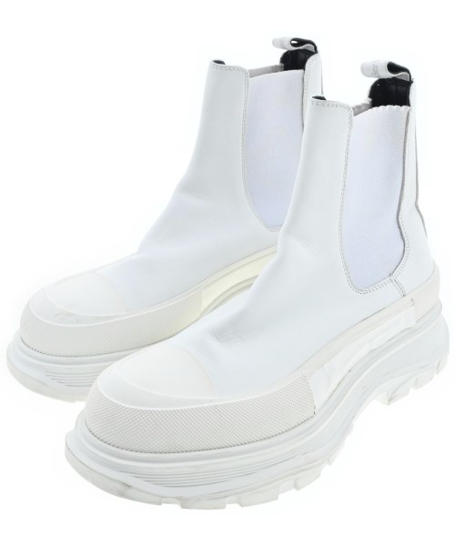ALEXANDER MCQUEEN(アレキサンダーマックイーン)ブーツ 白 サイズ:EU40(26.5cm位)/2200599290426