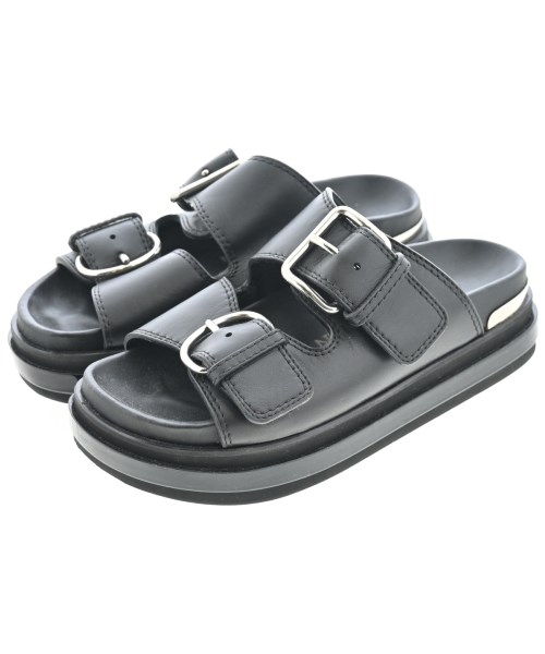 ALEXANDER MCQUEEN(アレキサンダーマックイーン)サンダル 黒 サイズ:EU35(21.5cm位)/2200656439041