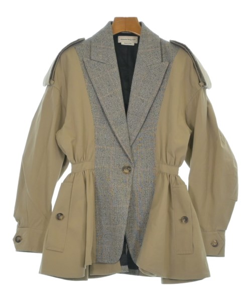 ALEXANDER MCQUEEN(アレキサンダーマックイーン)カジュアルジャケット ベージュ サイズ:36(XS位)/2200645550054