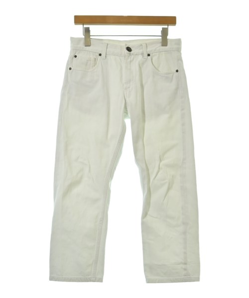 ALEXANDER MCQUEEN(アレキサンダーマックイーン)デニムパンツ 白 サイズ:46(M位)/2200690425024
