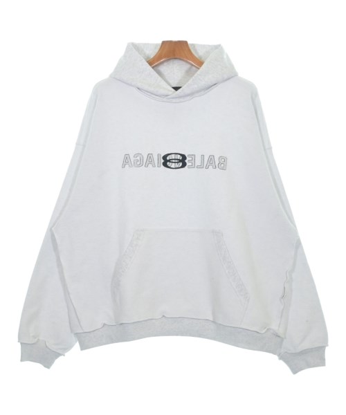 BALENCIAGA(バレンシアガ)パーカー 白 サイズ:L/2200641279065
