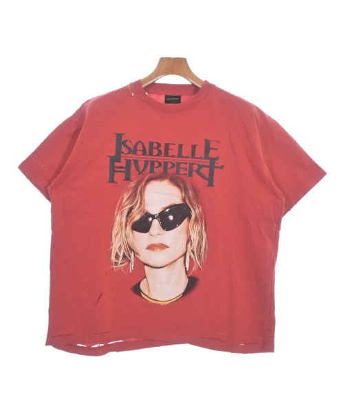 BALENCIAGA(バレンシアガ)Tシャツ・カットソー 赤 サイズ:L/2200643138049