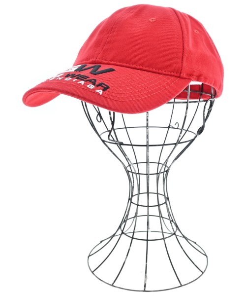 BALENCIAGA(バレンシアガ)キャップ 赤 サイズ:L/2200591816020