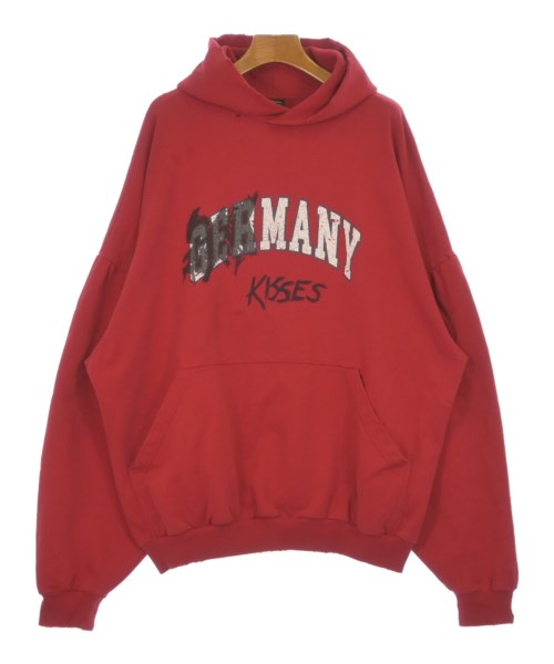 BALENCIAGA(バレンシアガ)パーカー 赤 サイズ:L/2200592495019