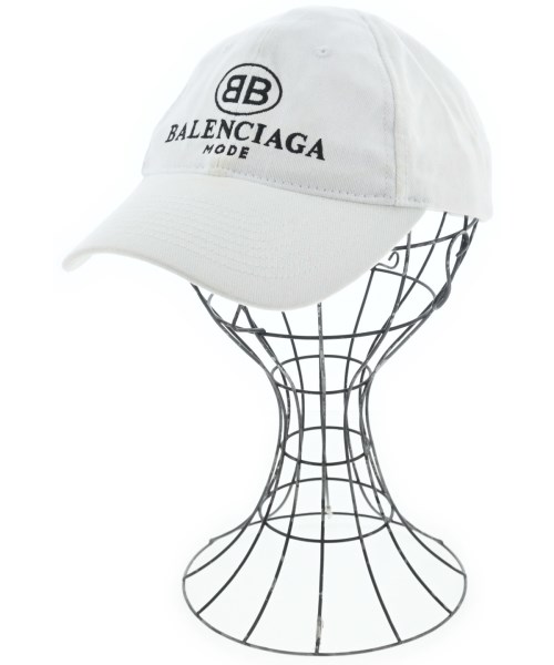 BALENCIAGA(バレンシアガ)キャップ 白 サイズ:L/2200592505039