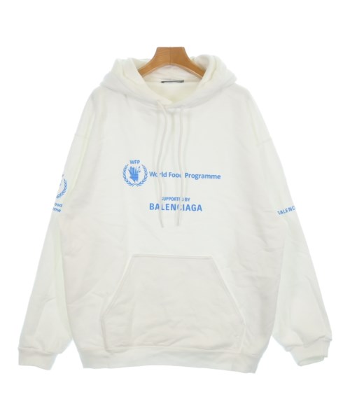 BALENCIAGA(バレンシアガ)パーカー 白 サイズ:S/2200615546025