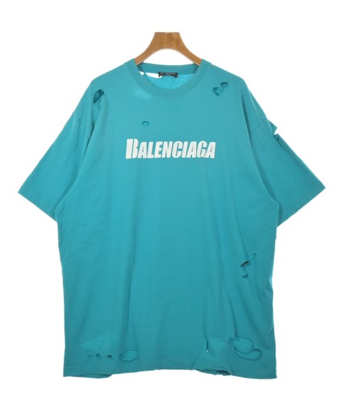 BALENCIAGA(バレンシアガ)Tシャツ・カットソー 青 サイズ:M/2200618827121