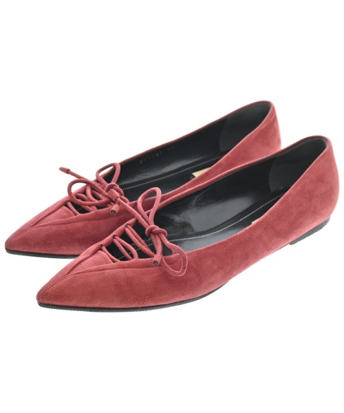 BALENCIAGA(バレンシアガ)バレエシューズ/オペラシューズ 赤 サイズ:EU38(24.5cm位)/2200670781010