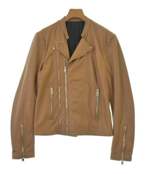 BALENCIAGA(バレンシアガ)ライダース 茶 サイズ:46(M位)/2200698243019