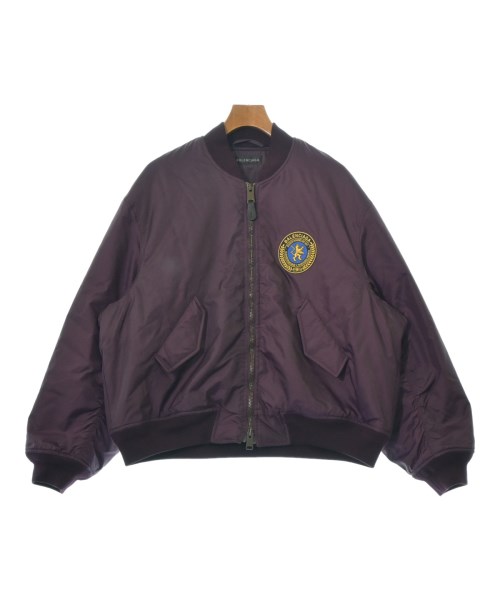BALENCIAGA(バレンシアガ)ミリタリーブルゾン 紫 サイズ:40(S位)/2200656345021