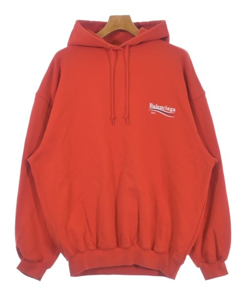 BALENCIAGA(バレンシアガ)パーカー 赤 サイズ:L/2200701029494