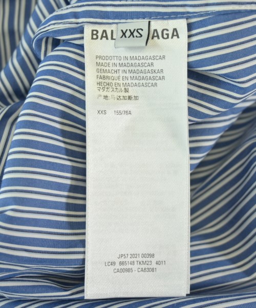 BALENCIAGA（バレンシアガ）カジュアルシャツ 青 サイズ:XXS メンズ/2200706306613
