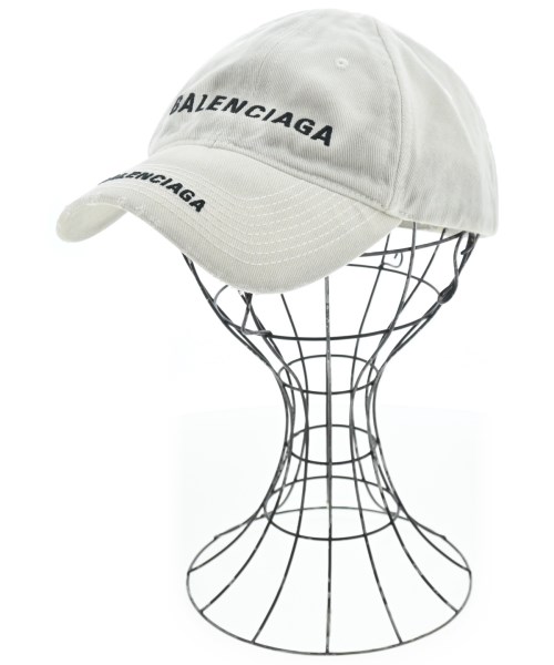 BALENCIAGA(バレンシアガ)キャップ 白 サイズ:L/2200663973057