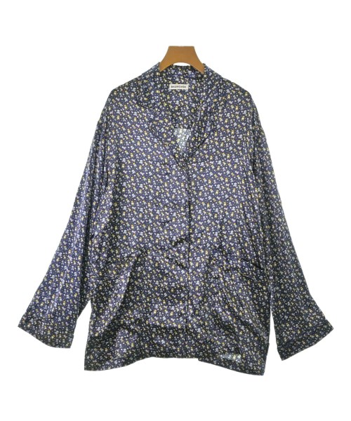 BALENCIAGA(バレンシアガ)ブラウス 紺 サイズ:34(XXS位)/2200662054085