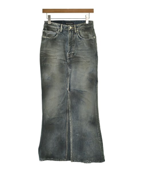 BALENCIAGA(バレンシアガ)ロング・マキシ丈スカート 青 サイズ:34(XXS位)/2200669990102