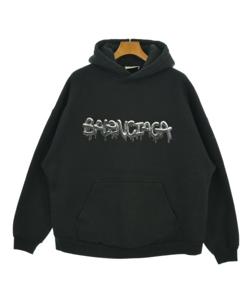 BALENCIAGA(バレンシアガ)パーカー 黒 サイズ:L/2200683661019