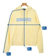 DSQUARED（ディースクエアード）パーカー 黄 サイズ:XXS レディース/2200643824089