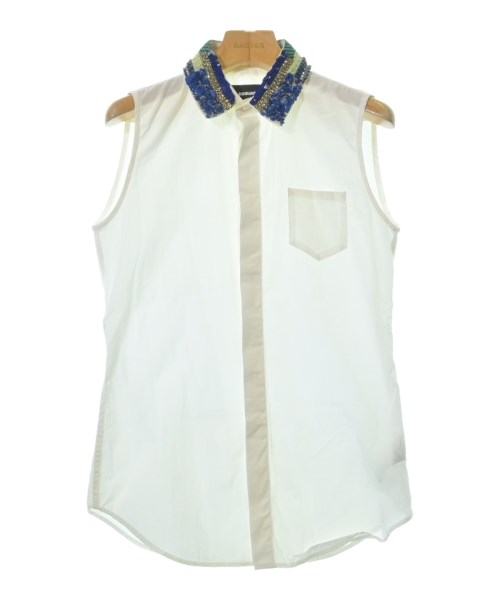 DSQUARED(ディースクエアード)カジュアルシャツ 白 サイズ:40(M位)/2200543485434