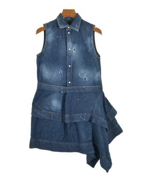 DSQUARED(ディースクエアード)ワンピース 青 サイズ:36(XS位)/2200545693059