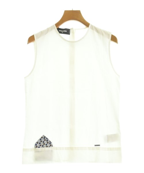 DSQUARED(ディースクエアード)ブラウス 白 サイズ:38(S位)/2200611343109