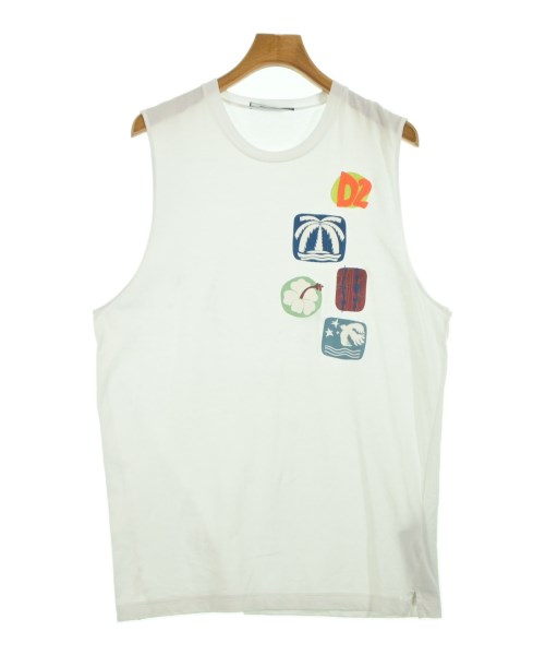 DSQUARED(ディースクエアード)Tシャツ・カットソー 白 サイズ:L/2200615422077