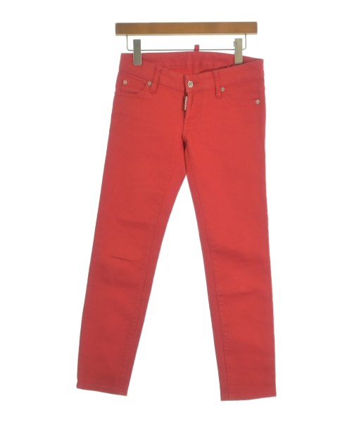 DSQUARED(ディースクエアード)デニムパンツ 赤 サイズ:36(XS位)/2200603750021