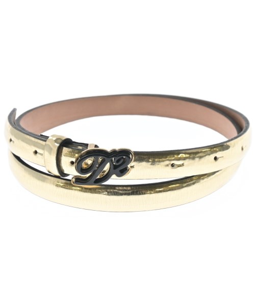 DSQUARED(ディースクエアード)ベルト ゴールド サイズ:M/2200646709277