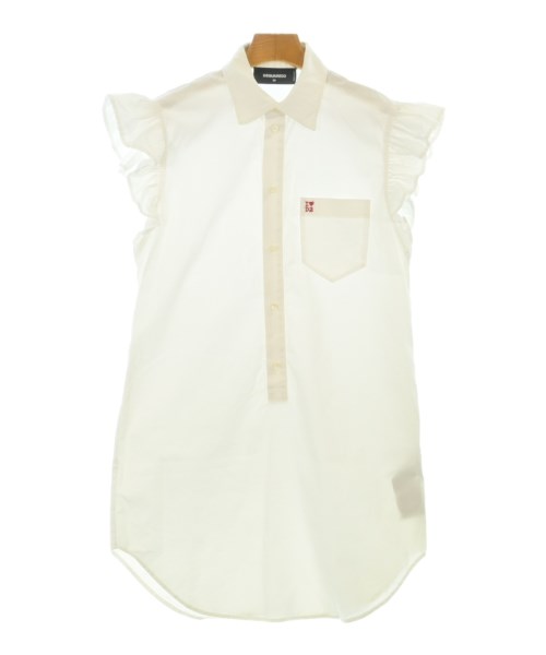 DSQUARED(ディースクエアード)ワンピース 白 サイズ:38(S位)/2200685868225