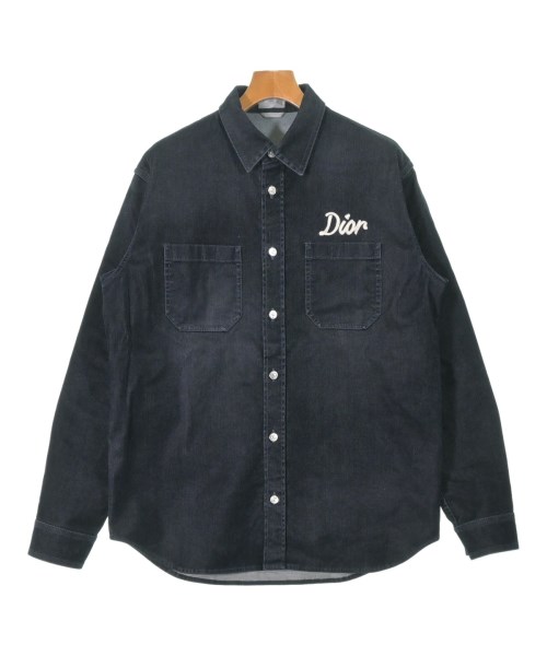 Dior Homme(ディオールオム)カジュアルシャツ 紺 サイズ:39(M位)/2200665219078
