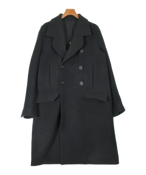 Rick Owens(リックオウエンス)チェスターコート 黒 サイズ:48(L位)/2200669209013