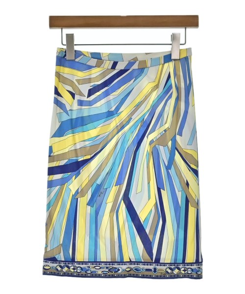 EMILIO PUCCI(エミリオプッチ)ひざ丈スカート 白 サイズ:38(S位)/2200669412093