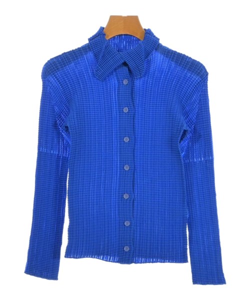 ISSEY MIYAKE(イッセイミヤケ)ブラウス 青 サイズ:-(XS位)/2200696441141