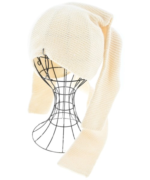 ISSEY MIYAKE(イッセイミヤケ)ニットキャップ・ビーニー 白 サイズ:-/2200657100032