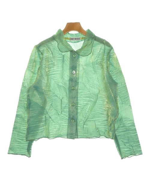 ISSEY MIYAKE(イッセイミヤケ)カジュアルシャツ 緑 サイズ:M/2200670236084