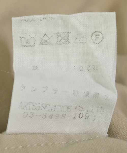 ARTS&SCIENCE（アーツアンドサイエンス）カジュアルシャツ ベージュ サイズ:2(M位) メンズ/2200553565058