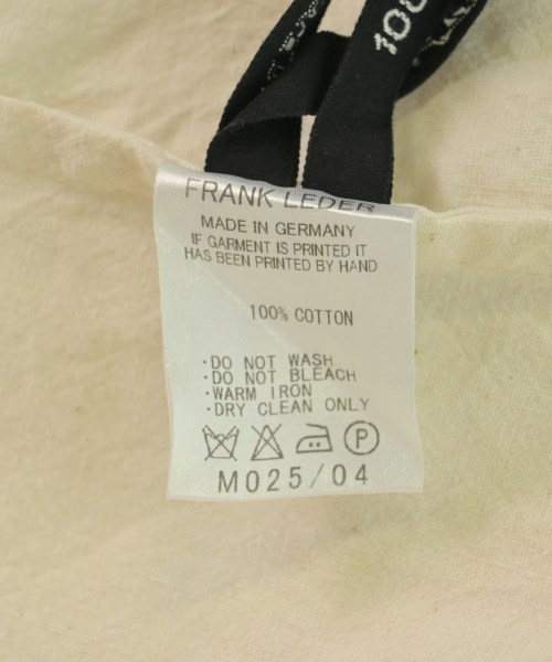FRANK LEDER（フランクリーダー）カジュアルシャツ 白 サイズ:S メンズ/2200592915180