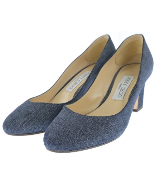 JIMMY CHOO(ジミーチュー)パンプス 紺 サイズ:EU36(22.5cm位)/2200462058085