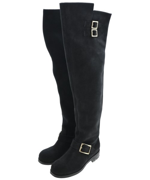 JIMMY CHOO(ジミーチュー)ブーツ 黒 サイズ:EU35(21.5cm位)/2200635818140