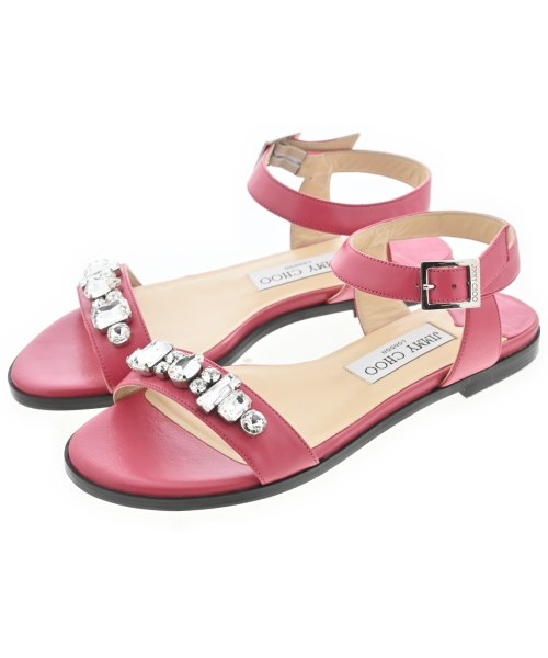 JIMMY CHOO(ジミーチュー)サンダル ピンク サイズ:EU36(22.5cm位)/2200575513082