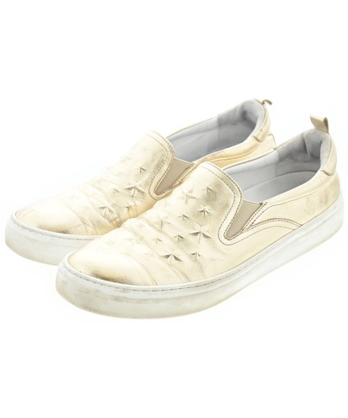 JIMMY CHOO(ジミーチュー)スニーカー ゴールド サイズ:EU38 1/2(25cm位)/2200626366025